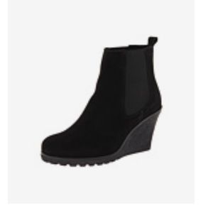 La Canadienne Kelsey Ankle Booties Black Size 7.5